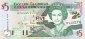 East Caribbean 5 Dollars, (2000)